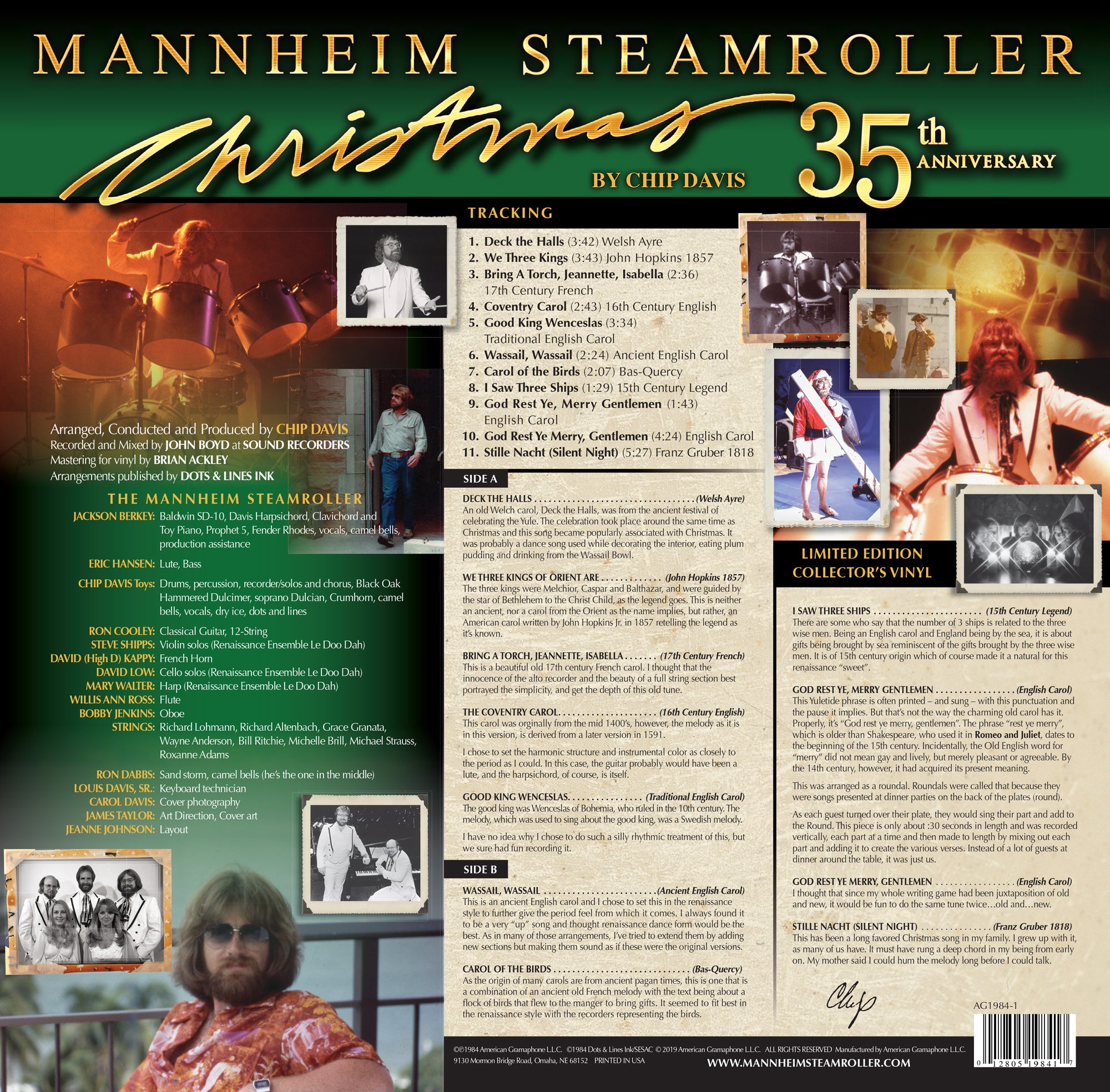 Mannheim Steamroller Christmas 35th Anniversary LP Edition